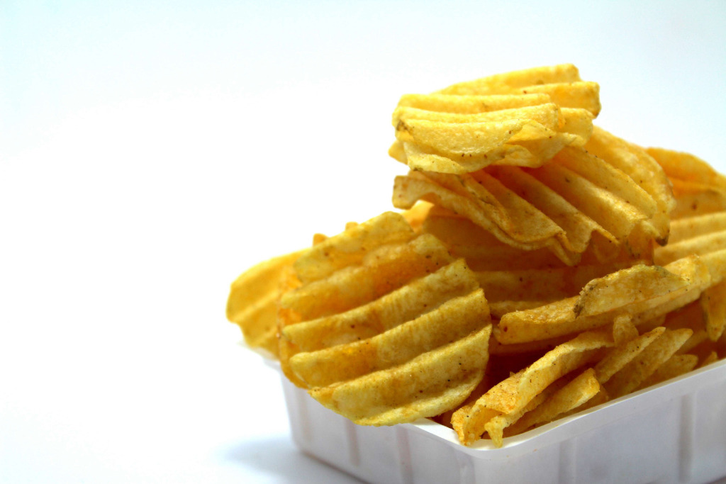 Potato chips and starchy snacks