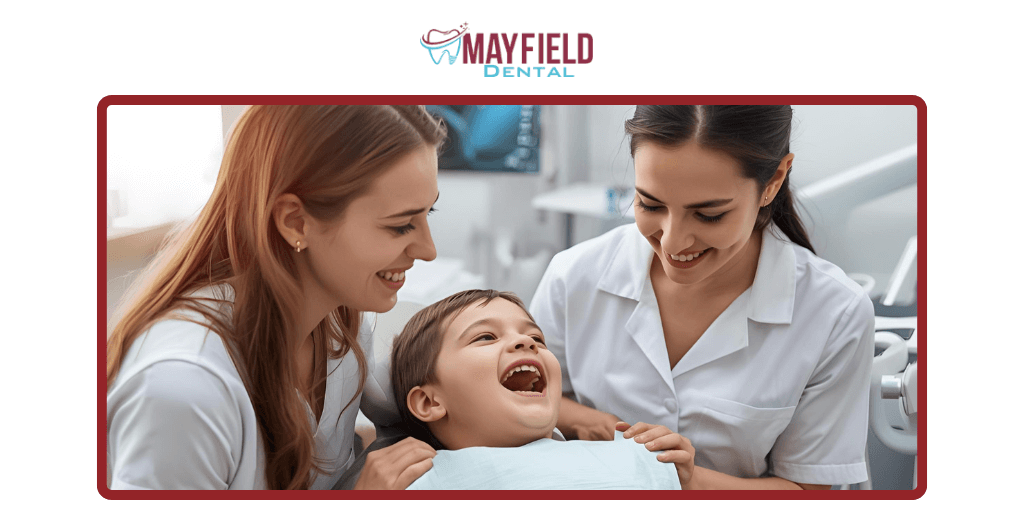 Emergency dental care Brampton dentist treating patient for broken tooth