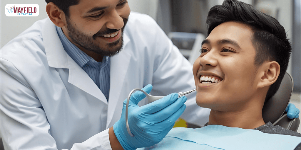 Wisdom tooth removal consultation with Brampton dentist at Mayfield Dental Clinic